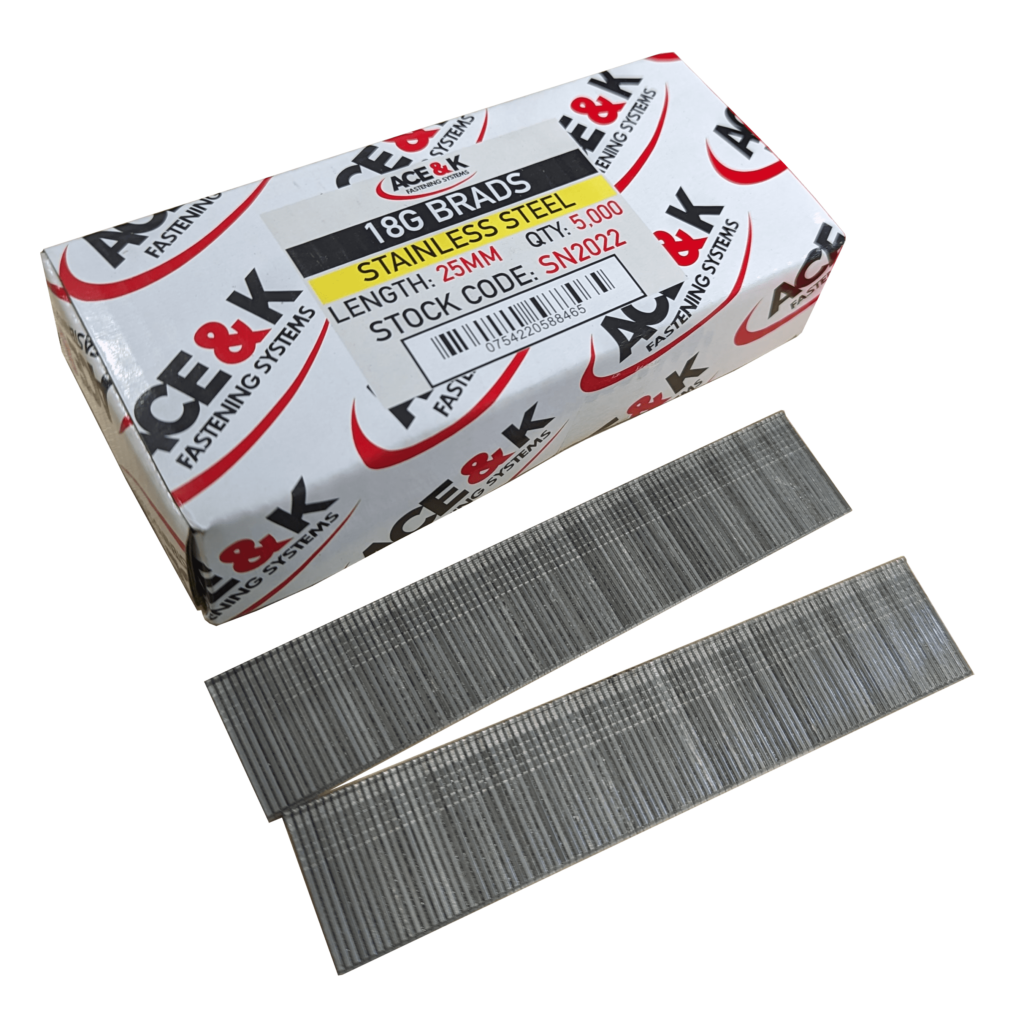 18G Stainless Steel Brad Nails Alpha Pneumatic Supplies