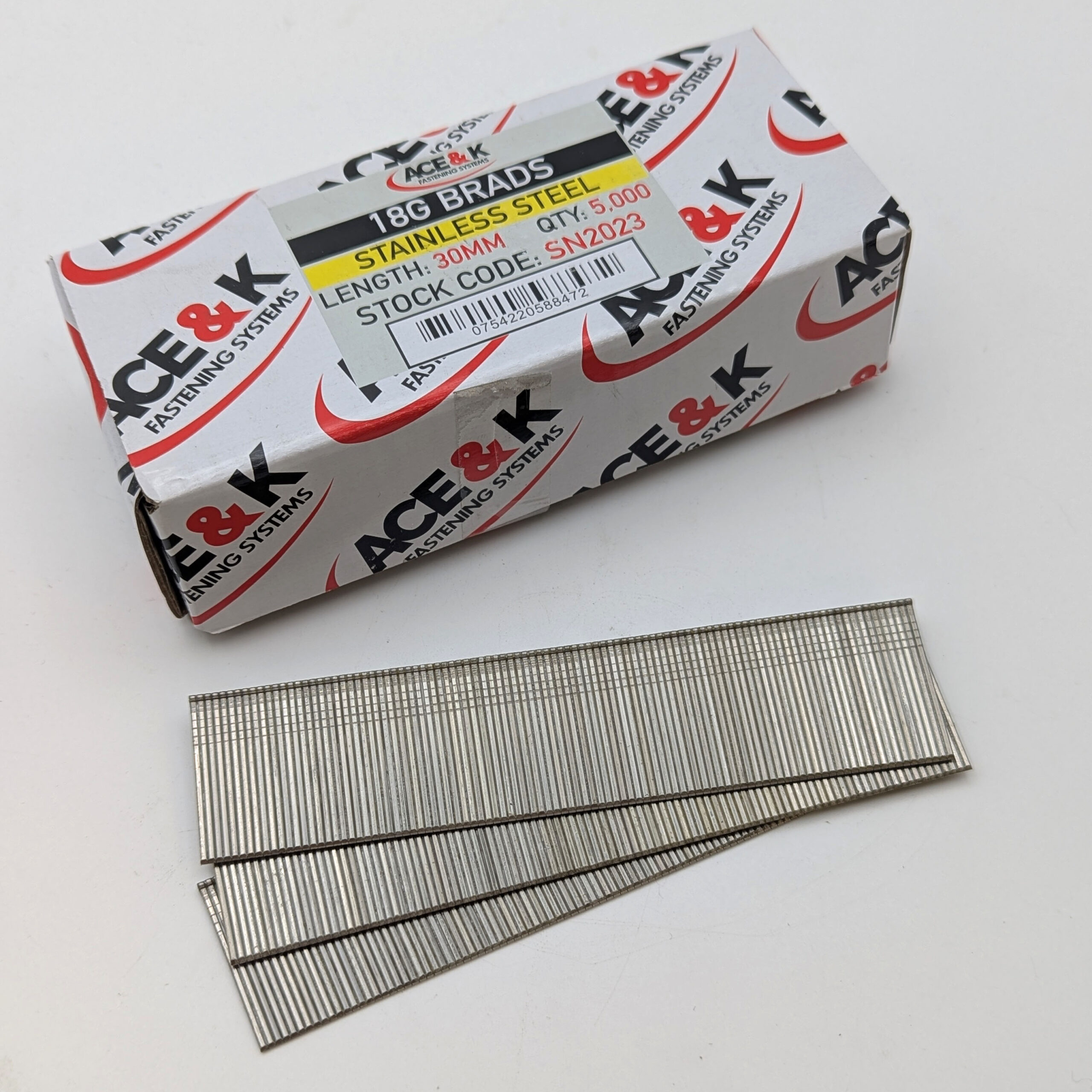 18G Stainless Steel Brad Nails