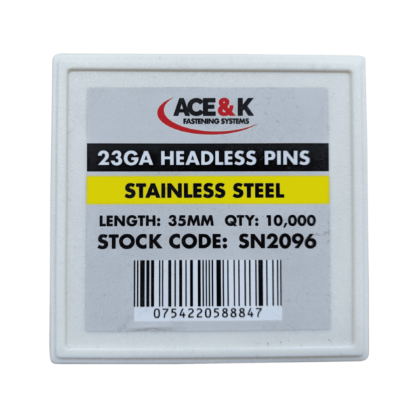 23G Stainless Steel Headless Pins
