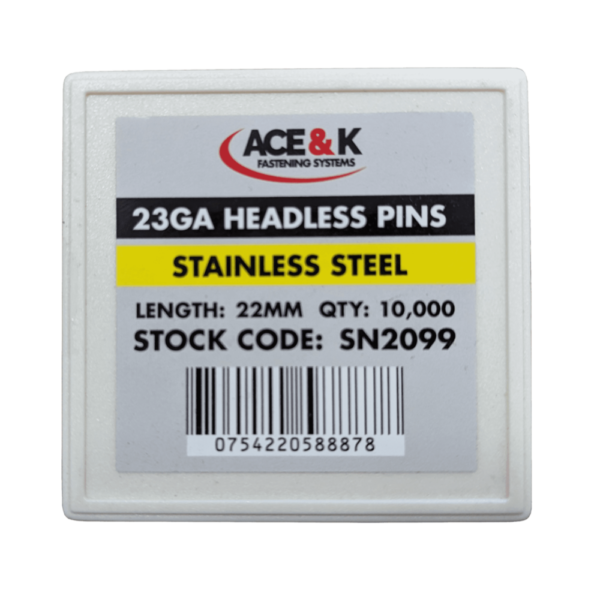 23G Stainless Steel Headless Pins