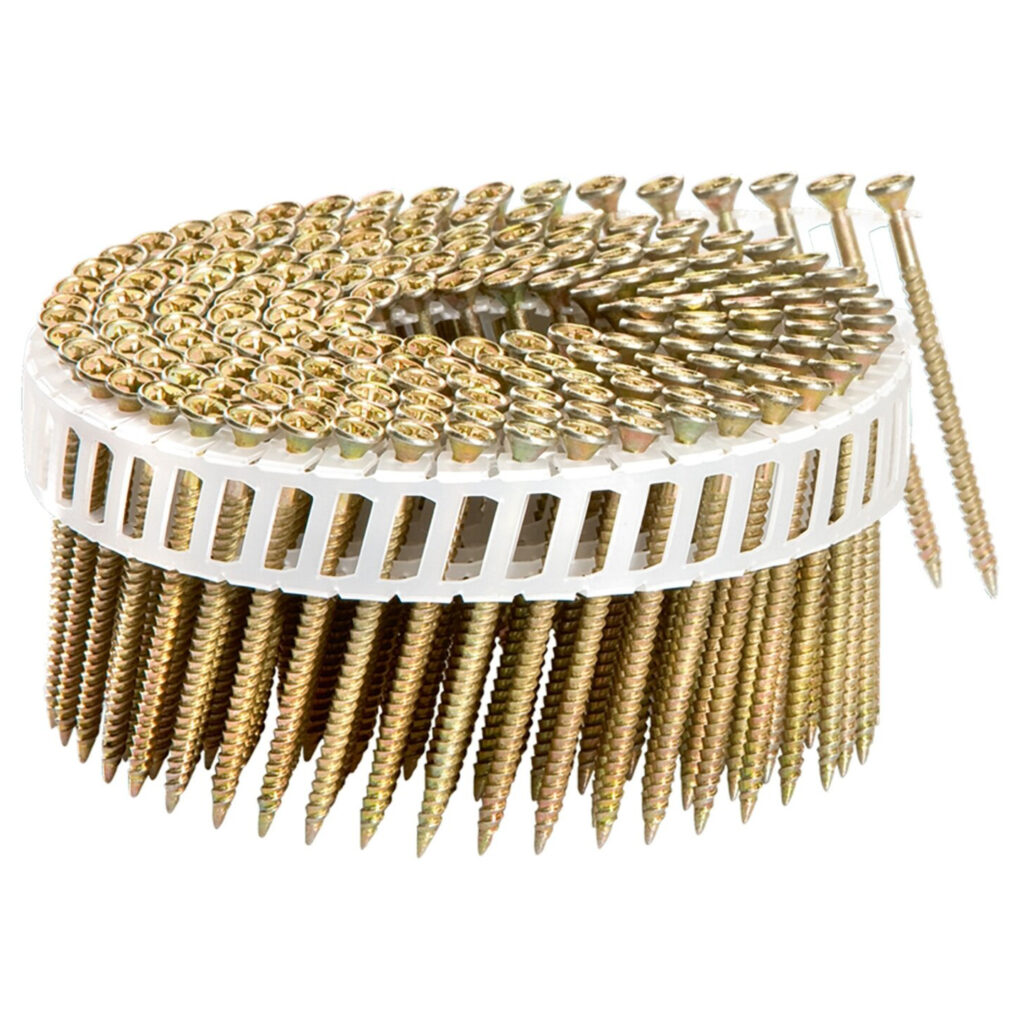 SCRAIL Coil Fastenings 15° Plastic Collated Nail Screw Alpha