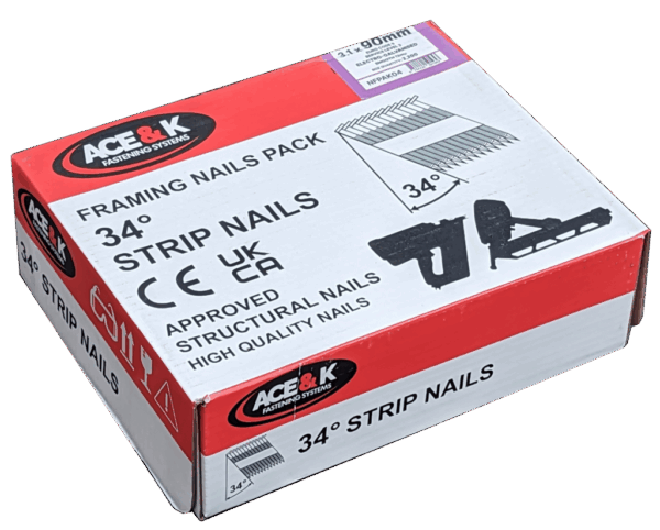 34° Structural Galvanised Framing Nails