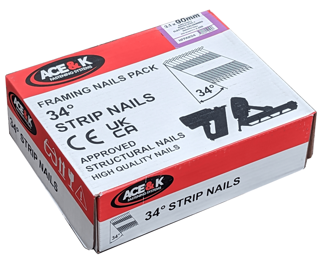34° Structural Galvanised Framing Nails